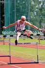 Mens hurdles, 2024 NE Masters Track and Field Champs., Monkton Stadium, Jarrow.  Photo: David T. Hewitson/Sports for All Pics